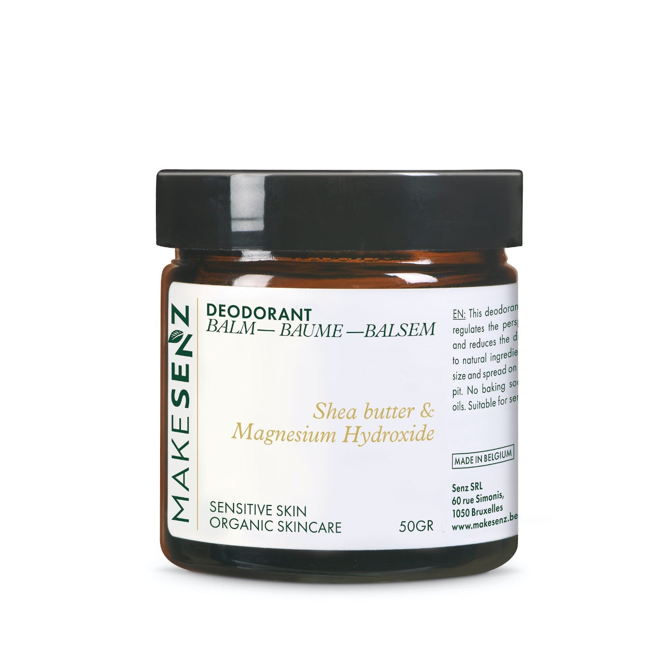 Baume déodorant sans huile essentielle - 50ml - MAKESENZ