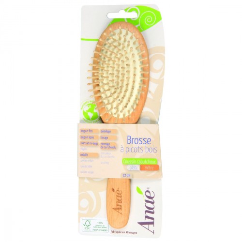 Grande brosse à cheveux en bois - MAKESENZ