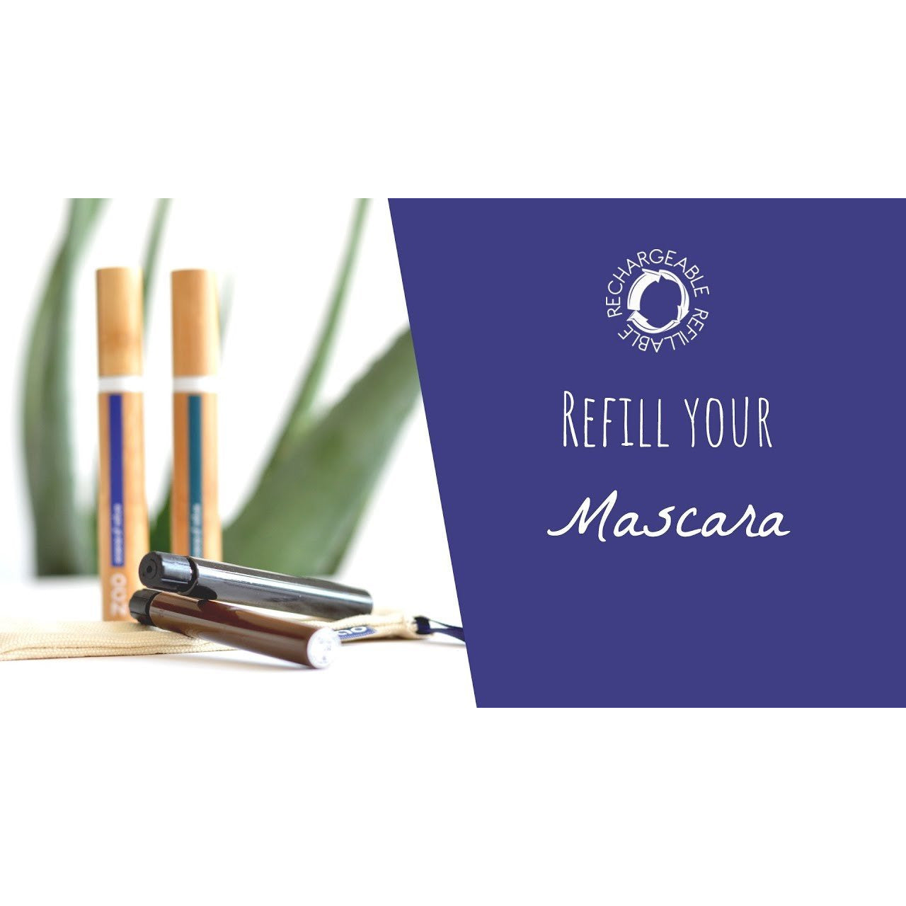 Recharge - Mascara Aloe vera “Definition & comfort” - MAKESENZ